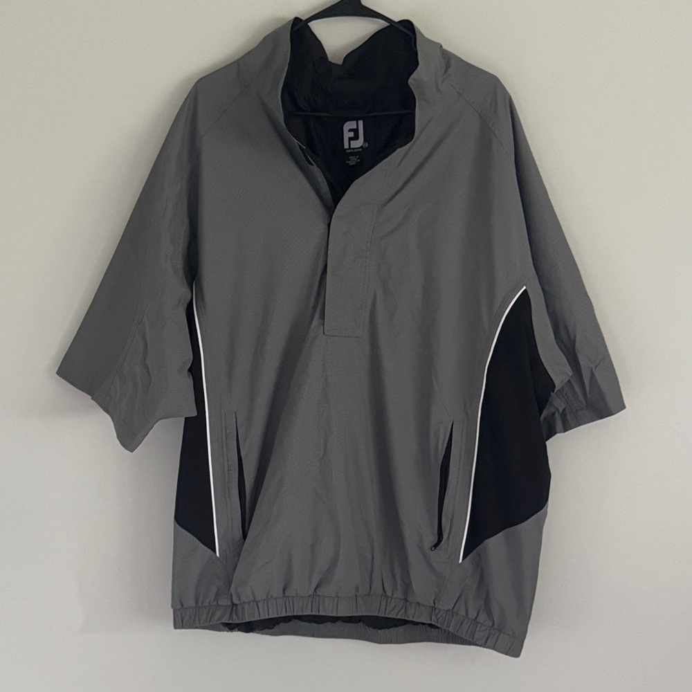 FootJoy Gray and Black Windbreaker